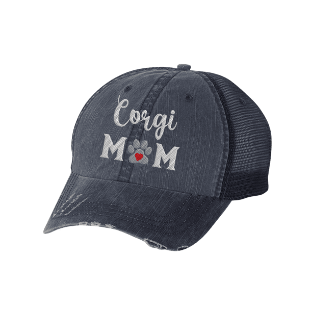 Corgi Unisex Trendy Jeans Outdoor Sports Hat Adjustable Baseball Cap 
